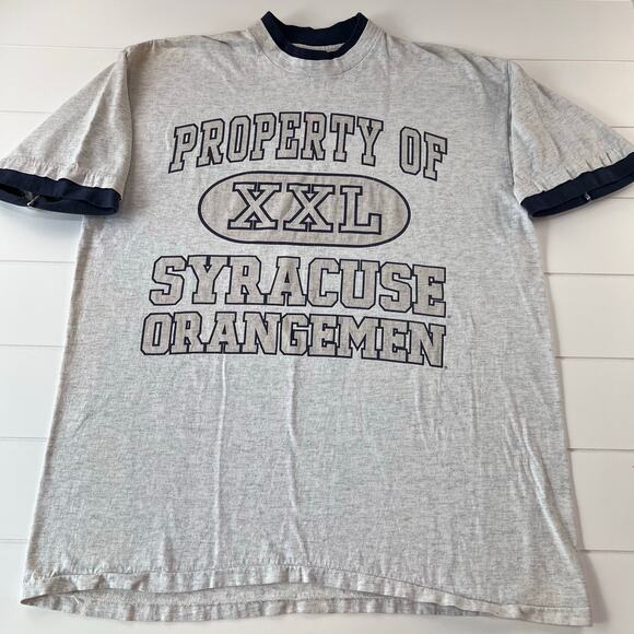 TNT vintage Syracuse University Property of XXL Orangemen Vintage T-Shirt SZ XL - Picture 1 of 9